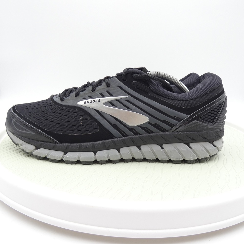 Brooks Beast 18 Mens Running Shoes Black Grey 1102821D004 Size 11.5 Medium D - Picture 3 of 10